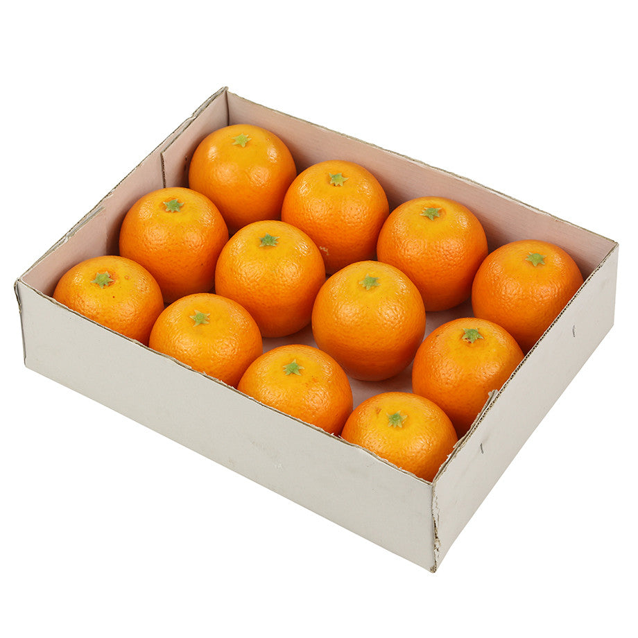 Box of 12 Replica fake Oranges