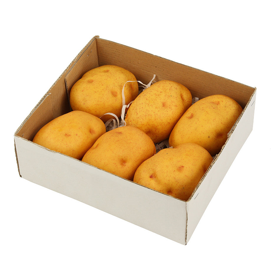 Replica potatoes boxed